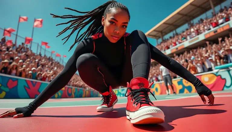 découvrez le modèle signature de shai par converse, une chaussure qui incarne parfaitement son style de jeu et sa personnalité unique, selon les mots de brodrick foster. un mélange de performance et d'esthétique pour tous les passionnés de basketball.