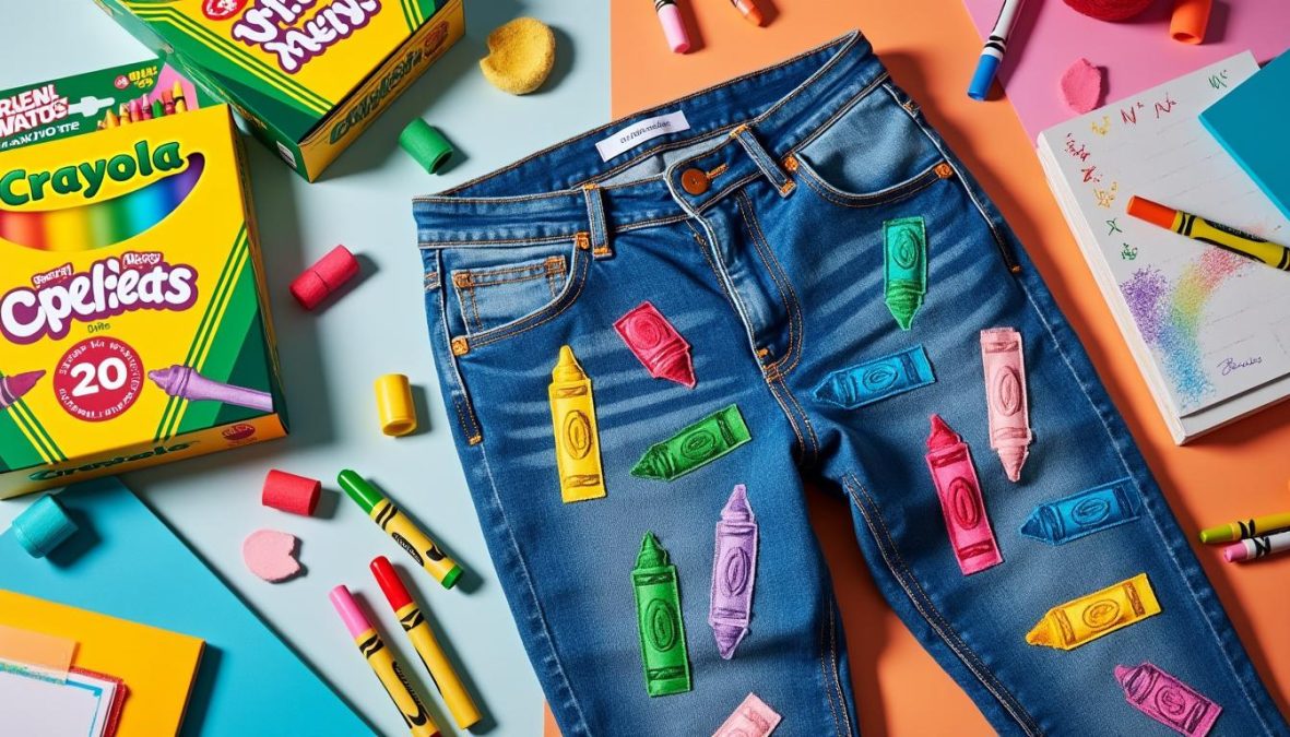 découvrez la collaboration exclusive entre lee et crayola, une capsule en édition limitée qui allie créativité, couleur et mode iconique. ne manquez pas cette collection unique, disponible pour une durée limitée seulement !