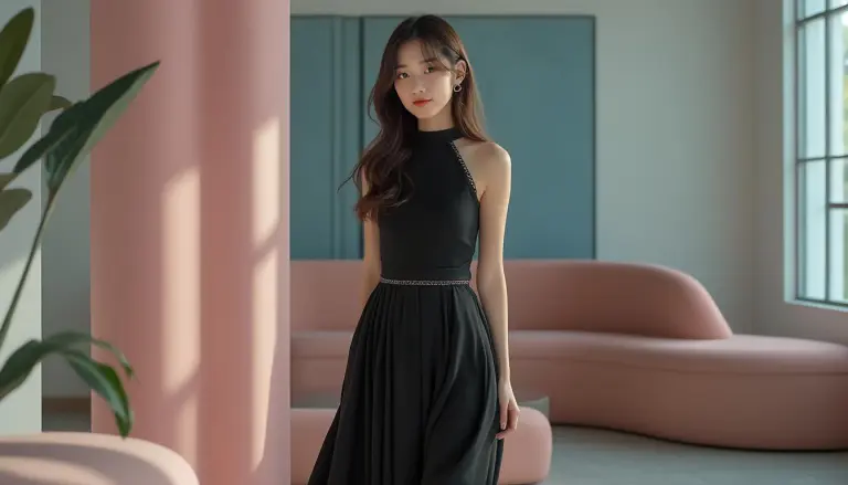 découvrez jisoo, membre emblématique de blackpink, qui fait son grand retour en tant qu'égérie pour la toute dernière campagne de la marque self-portrait. élégance et modernité au rendez-vous.