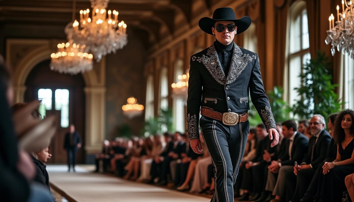 découvrez la nouvelle collection 'austin post' de post malone, dévoilée dans le célèbre manoir de lagerfeld. entre élégance et influences rancho deluxe, plongez dans un événement mode exclusif où originalité et prestige se rencontrent.