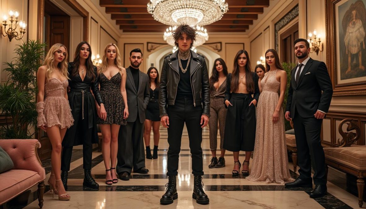 découvrez le lancement exclusif de la collection 'austin post' par post malone, dévoilée dans le somptueux manoir de karl lagerfeld, mêlant élégance et esprit rancho deluxe pour une expérience mode inédite.