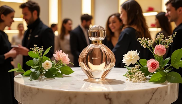 découvrez ‘duet’, le tout premier parfum de sam edelman, une fragrance raffinée qui marque son entrée remarquée dans l’univers de la parfumerie. un voyage olfactif unique, à l’image de la marque iconique.