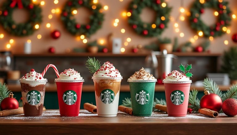 plongez dans la magie des fêtes avec le nouveau menu de boissons festives starbucks ! découvrez en avant-première les saveurs incontournables qui arrivent bientôt en magasin.