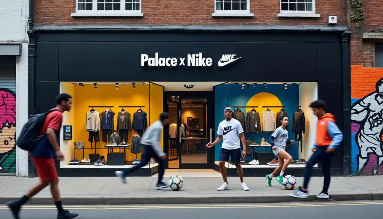 découvrez la collection p90, issue de la collaboration entre palace et nike, un hommage vibrant au football qui allie style urbain et esprit sportif. pièces exclusives disponibles dès maintenant.