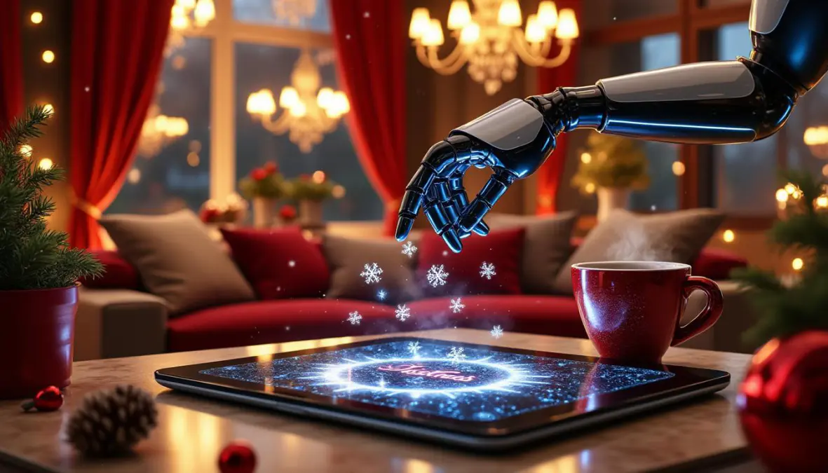 téléchargez gratuitement des fonds d'écran technologiques festifs pour célébrer vos vacances de décembre 2025 avec style et modernité !