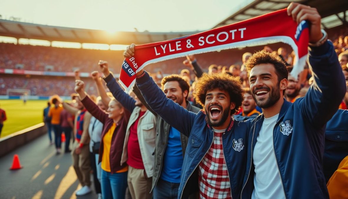 découvrez la collaboration exclusive entre lyle & scott et fly nowhere, qui célèbre la culture du football en terrasse avec des styles uniques et authentiques.