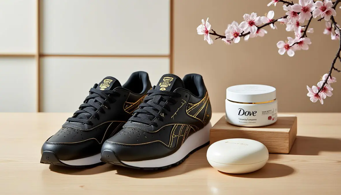 découvrez la collection unique reebok x dove, inspirée de l'art japonais kintsugi, célébrant la beauté des imperfections et la résilience à travers des designs innovants et élégants.