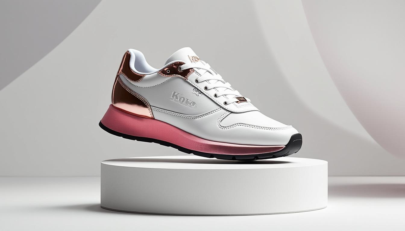 découvrez la nouvelle sneaker primo de koio en collaboration avec rose anvil, alliant design inédit et raffinement pour un style unique et élégant.