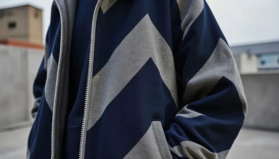 découvrez la collaboration exclusive entre la paz et burel factory avec leurs vestes oversize mantero aux motifs chevron et marine, alliant style authentique et confort moderne.