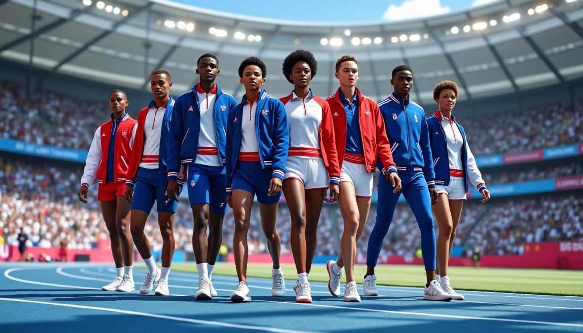 découvrez comment ralph lauren habille fièrement les athlètes américains lors de ses dixièmes jeux olympiques, alliant élégance et performance sur la scène mondiale.