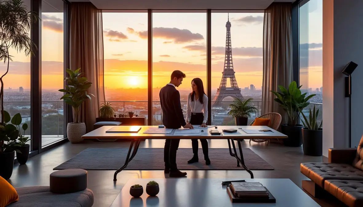 découvrez la vision novatrice du design contemporain à paris avec deux designers primés, alliant créativité et innovation pour transformer les espaces.