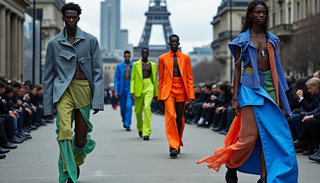 découvrez les défilés homme à paris ce vendredi avec junya watanabe, willy chavarria et comme des garçons, qui présentent leurs dernières créations innovantes et tendances.