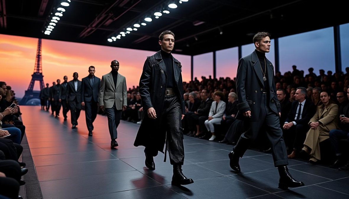 découvrez les défilés homme à paris ce vendredi avec junya watanabe, willy chavarria et comme des garçons qui présentent leurs toutes dernières créations de mode.