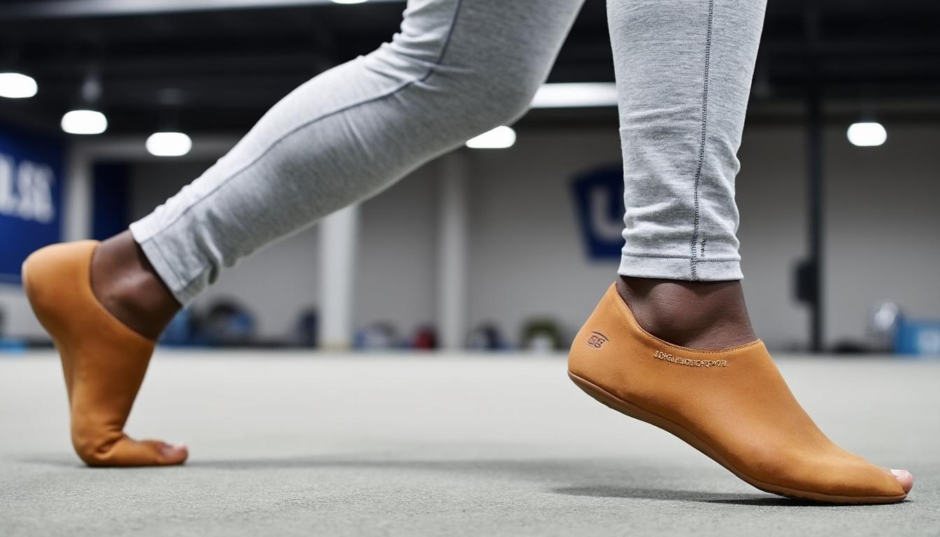 découvrez la collaboration exclusive entre vivobarefoot et la star de la nfl mack hollins, alliant performance et style pour des chaussures innovantes et inspirantes.