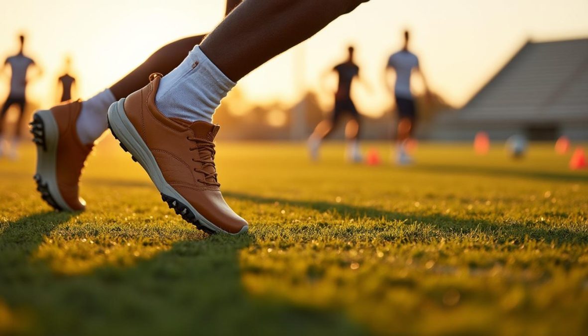découvrez la collaboration exclusive entre vivobarefoot et la star de la nfl mack hollins, alliant innovation et performance pour des chaussures uniques.