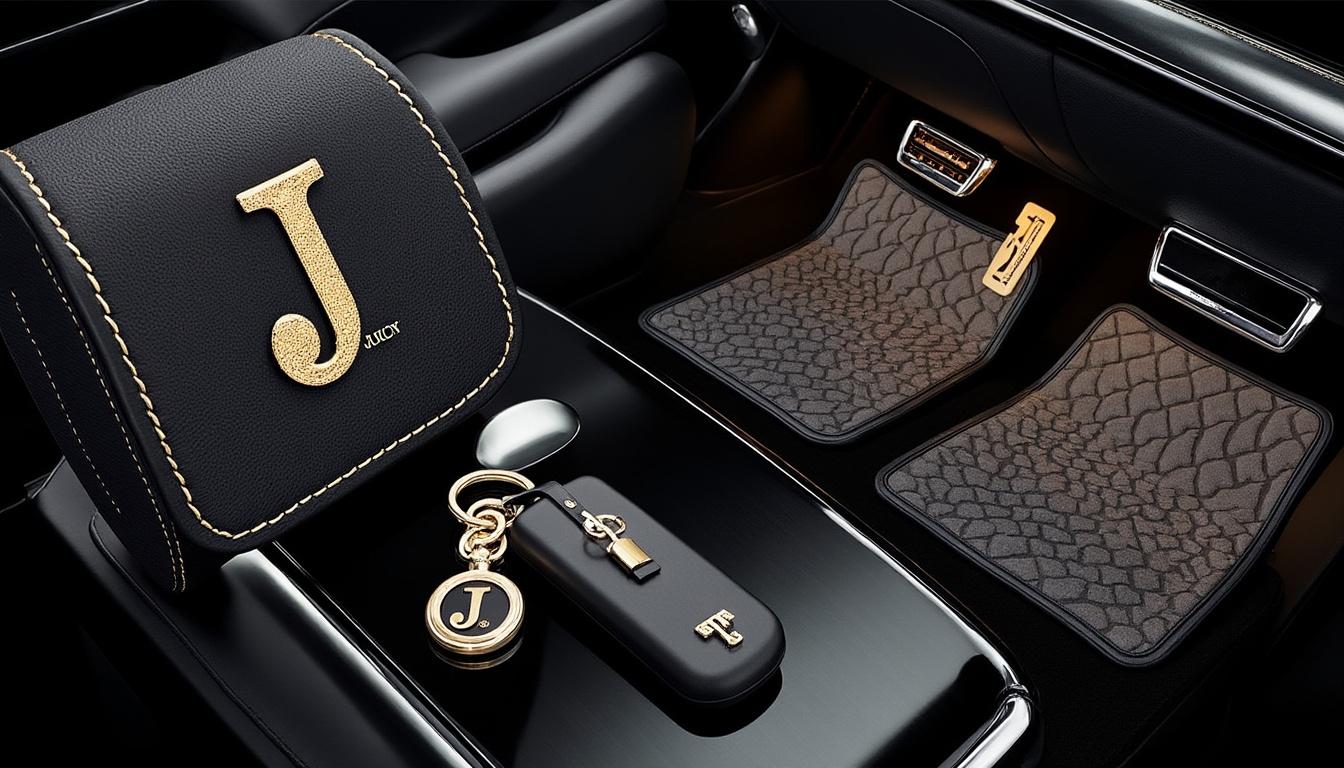 découvrez la toute première collection d'accessoires automobiles signée juicy couture, alliant style audacieux et élégance pour votre voiture.