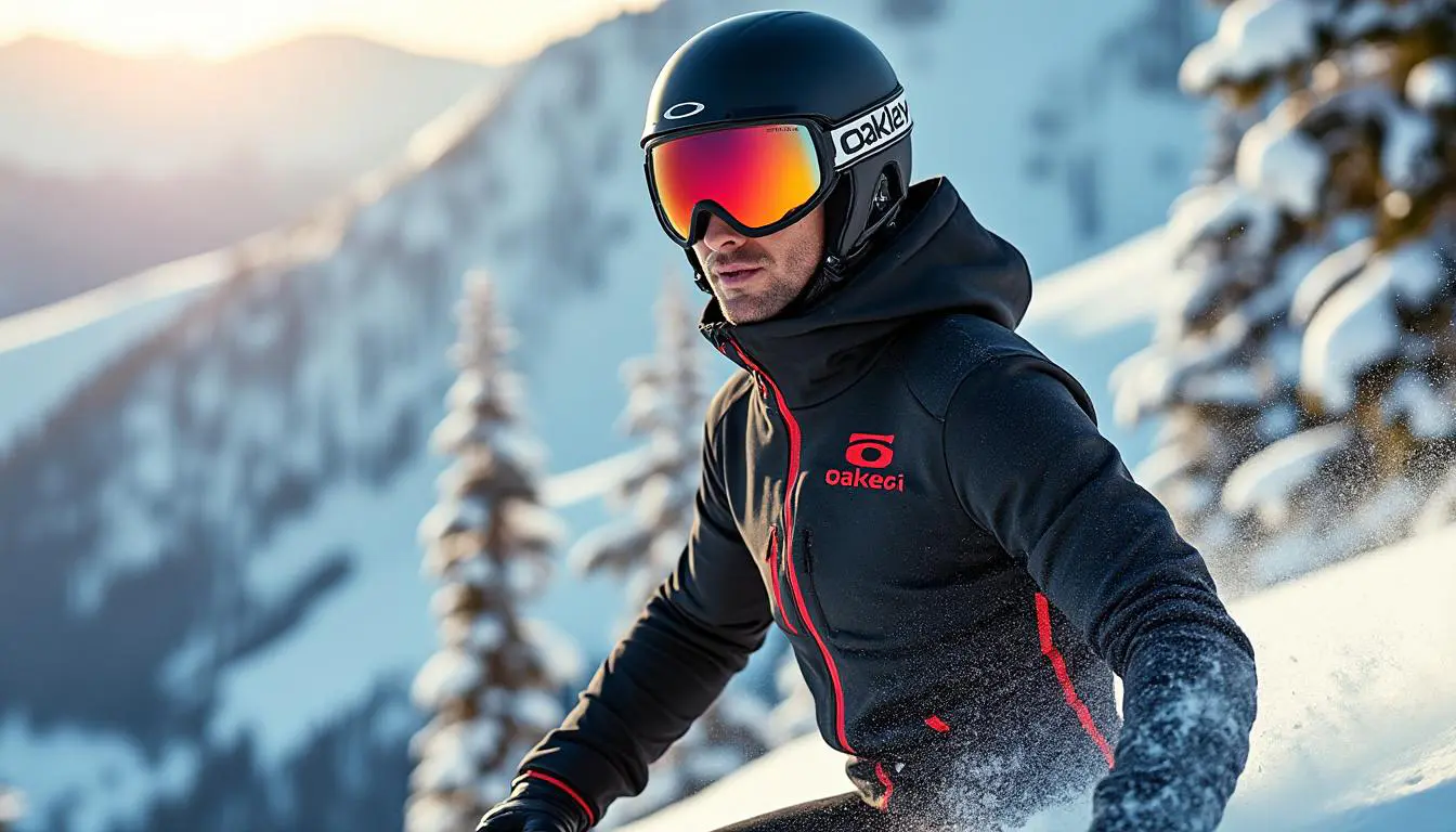 oakley accentue son engagement dans les sports d'hiver en devenant le sponsor officiel des vêtements, offrant ainsi innovation et performance aux passionnés de glisse.