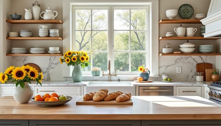 découvrez les indispensables pour créer une cuisine élégante et chaleureuse inspirée du style de nancy meyers, alliant confort, luminosité et charme intemporel.