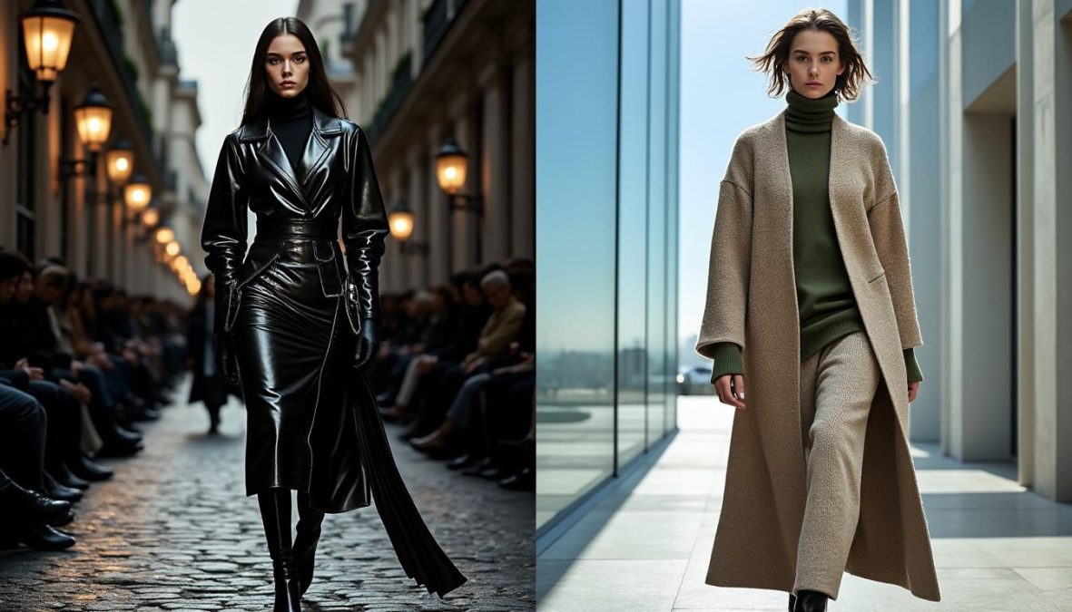 découvrez comment rabanne redéfinit l'ambiance vintage et sombre à la paris fashion week, tandis qu'icicle réinvente le cocooning avec une touche d'audace et de modernité.