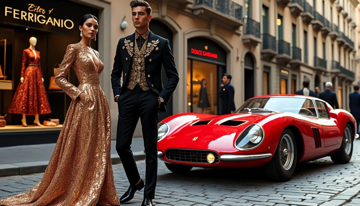 découvrez la semaine de la mode à milan avec dolce & gabbana, ferragamo et ferrari, où style, élégance et luxe s'entremêlent pour célébrer les tendances les plus exclusives.